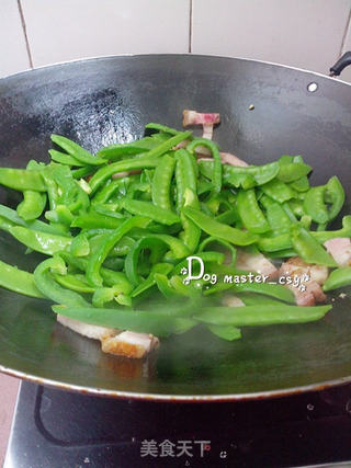 【荷兰豆炒烧肉】的做法步骤:6