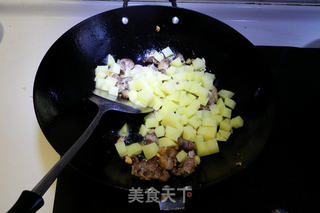 炒三丁的做法步骤:9