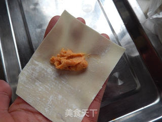 胡萝卜鲜肉馄饨的做法步骤:7