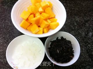 菰米木瓜糖水的做法步骤:3