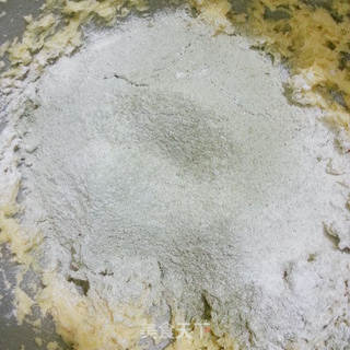 抹茶杏仁饼干——下午茶好吃点的做法步骤:4