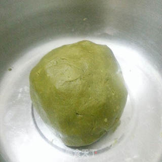 抹茶杏仁饼干——下午茶好吃点的做法步骤:6
