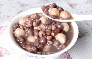 红豆薏米煮年糕--快过年了,小孩子都特别爱喝。的做法步骤:7