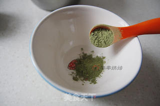 花纹戚风蛋糕卷的做法步骤:10