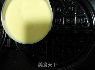 草莓华夫饼的做法步骤:7