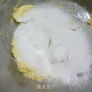 抹茶杏仁饼干——下午茶好吃点的做法步骤：2