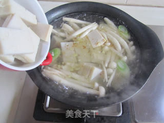 鱼糕豆腐锅的做法步骤:5