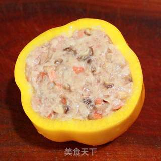 春天的色彩-----焗烤彩椒盅的做法步骤:8