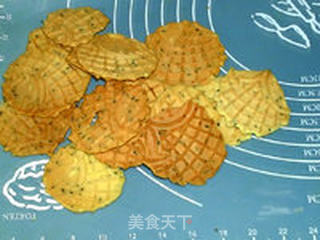 浓香芝麻蛋黄饼的做法步骤:12