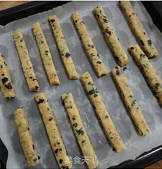 【海苔肉松条】咸味饼干的做法步骤:9