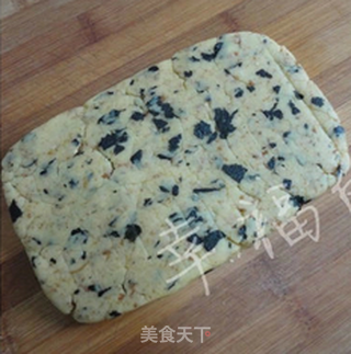 【海苔肉松条】咸味饼干的做法步骤:7