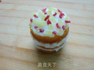 迷你椰蓉裸蛋糕的做法步骤:8