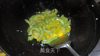 家常的滋味(五)——苦瓜煎鸡蛋的做法步骤:6