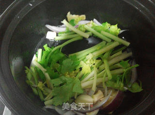 白酒煮青口的做法步骤:5