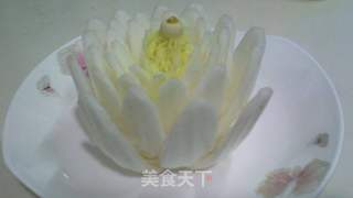 孔雀戏莲花(鱼戏莲花)。的做法步骤:8