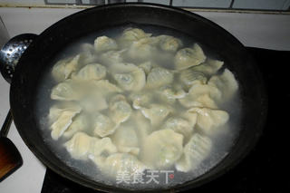 苔菜猪肉水饺的做法步骤:11