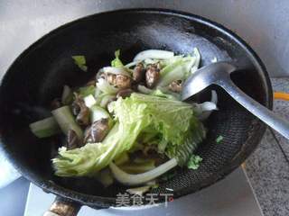 鸡心烧白菜的做法步骤:7