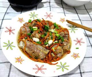 虫草花蒸排骨的做法步骤:5