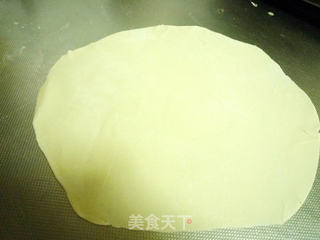 葱香烫面蛋饼的做法步骤:5