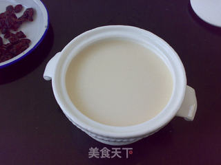 蔓越莓炖牛奶的做法步骤:6