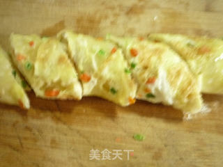 葱香烫面蛋饼的做法步骤:12