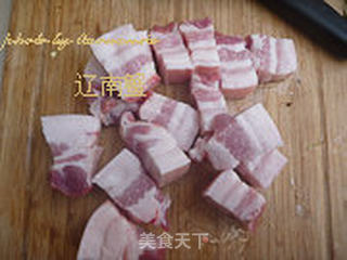 芽菜蒸肉的做法步骤:3