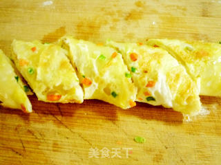 葱香烫面蛋饼的做法步骤:11
