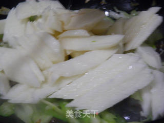 清炒山药的做法步骤:6