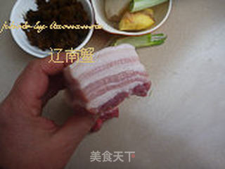 芽菜蒸肉的做法步骤:2
