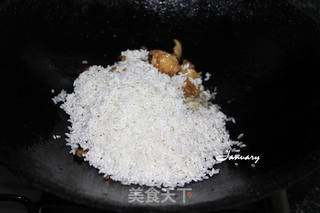 香菇麻油鸡米饭的做法步骤:7