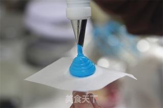 【番茄配方】蓝色妖姬芝士蛋糕——情人节花与蛋糕缺一不可的做法步骤:7