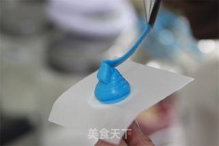 【番茄配方】蓝色妖姬芝士蛋糕——情人节花与蛋糕缺一不可的做法步骤:8