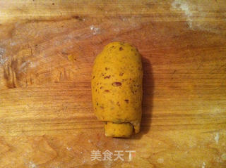 南瓜红豆土司的做法步骤:6