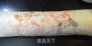 喜羊迎春—彩绘蛋糕卷的做法步骤:12