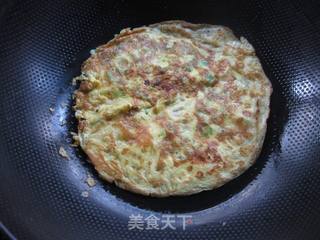 青椒鸡蛋饼的做法步骤:8