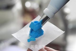 【番茄配方】蓝色妖姬芝士蛋糕——情人节花与蛋糕缺一不可的做法步骤:9