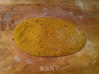 南瓜红豆土司的做法步骤:5