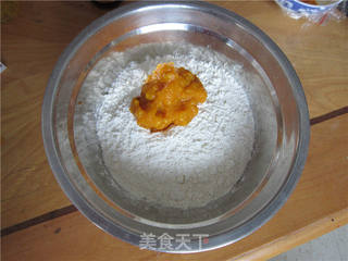 玫瑰花馒头的做法步骤:2