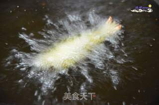 金丝沙拉凤尾虾的做法步骤:10