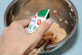 【茄汁鸡肉豆腐丸】:酸甜细滑无负担的做法步骤:4
