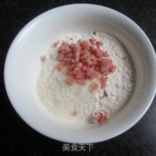 鸡蛋火腿煎饼的做法步骤：4