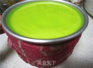 牛奶慕斯(爱在春天)的做法步骤:17