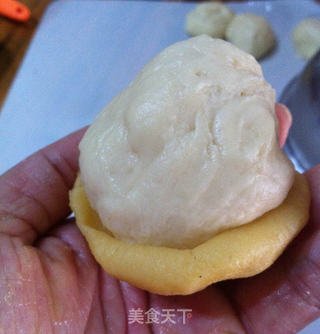 外表刚硬内心柔软之酸奶中种菠萝包的做法步骤:6