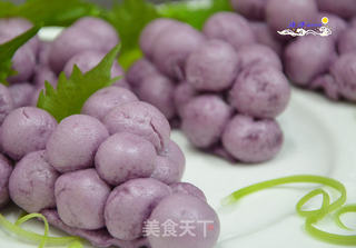 紫薯葡萄包的做法步骤:11