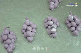 紫薯葡萄包的做法步骤：10