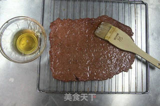芝麻蜂蜜猪肉脯的做法步骤:6