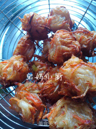 三丝丸子的做法步骤:6