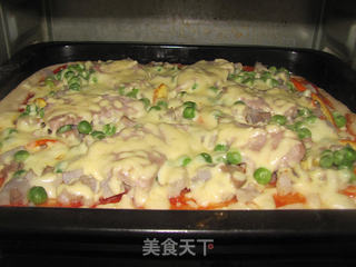 脆底牛肉皮萨的做法步骤:17
