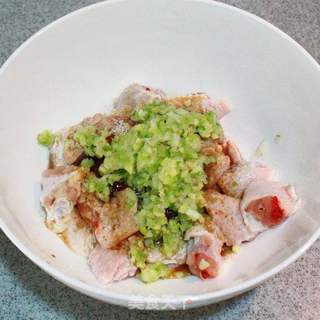 咸香软糯的美食-----糯米扣鸡的做法步骤:3