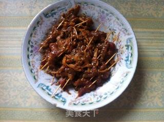牙签牛肉的做法步骤:4
